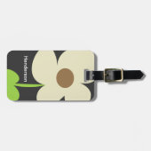 禅のデイジーのパーソナライズな荷物のラベル ラゲッジタグ (正面横)