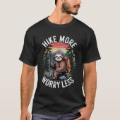 禅のハイカー・スロース Tシャツ (正面)