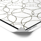 禅のバブレバースの着色ポスター ポスター (角)