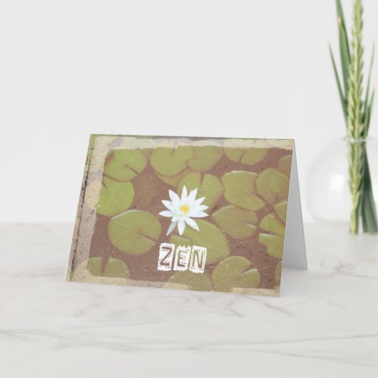 禅のバースデー・カード カード (正面)