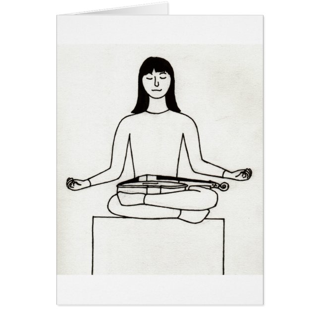 禅のビオラ奏者カード (正面)