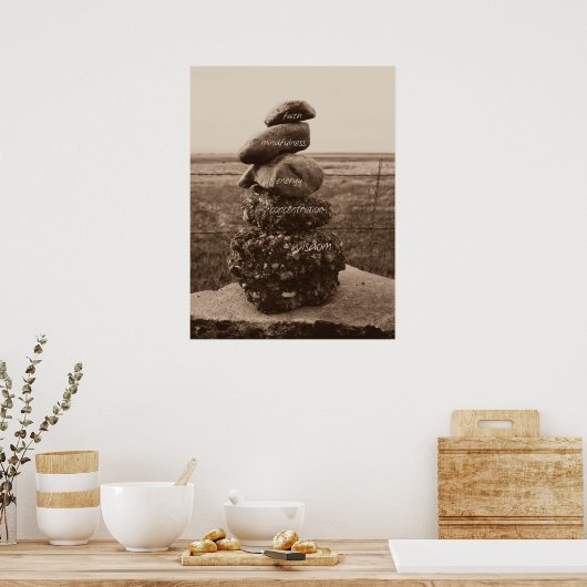 禅の五徳 ポスター (キッチン)