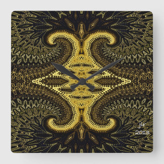 禅の修道士の柱時計 スクエア壁時計