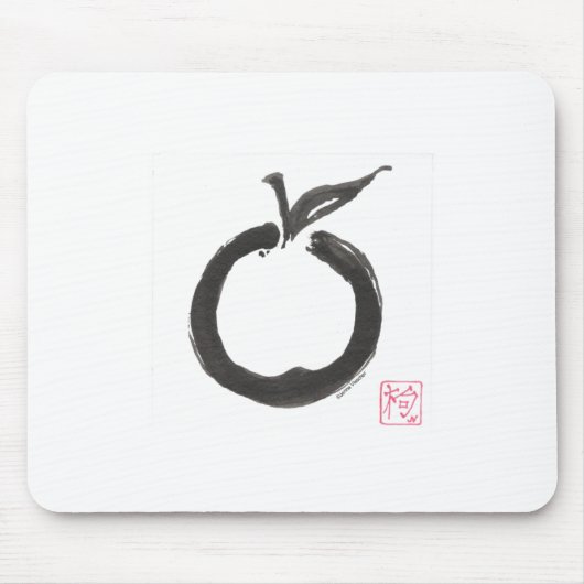 禅の円Apple マウスパッド (正面)