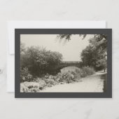 禅の冬の雪II 招待状 (正面)