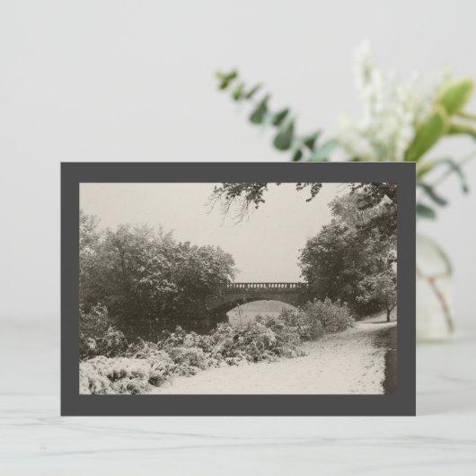 禅の冬の雪II 招待状 (スタンド正面)