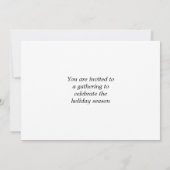 禅の冬の雪II 招待状 (裏面)