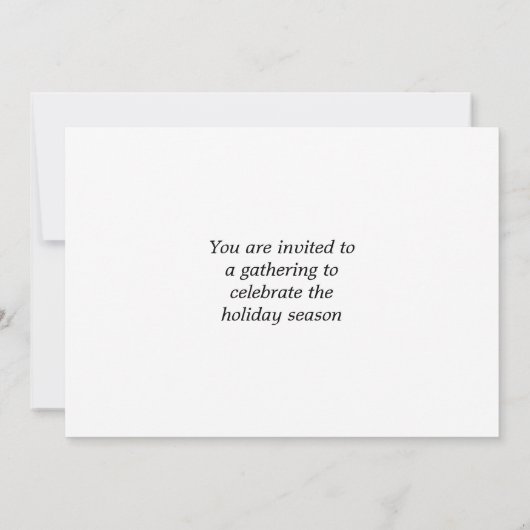 禅の冬の雪II 招待状 (裏面)