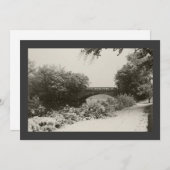 禅の冬の雪II 招待状 (正面/裏面)