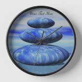 禅の北極ストーンバランス壁時計 壁時計 (正面)