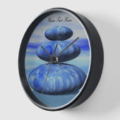 禅の北極ストーンバランス壁時計 壁時計 (傾斜)