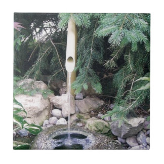 禅の噴水 タイル