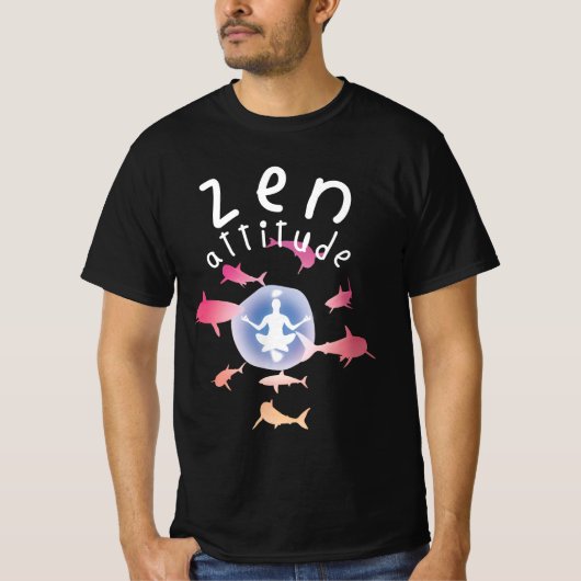 禅の姿勢 Tシャツ (正面)