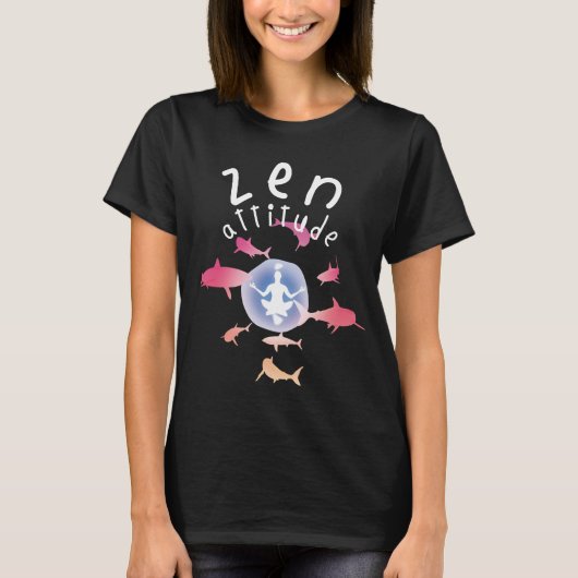 禅の姿勢Tシャツ Tシャツ (正面)