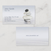 禅の小石の風水の名刺 名刺 (正面/裏面)