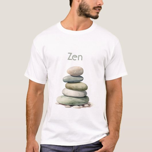 禅の岩 Tシャツ (正面)