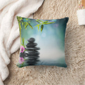 禅の平和ヨガの静けさの黙想の自然 クッション (ブランケット)