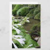 禅の庭の文房具に入ったパーソナライズされたホテル (正面/裏面)