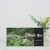 禅の庭2のHostAは写真カード感謝していしています サンキューカード (スタンド正面)