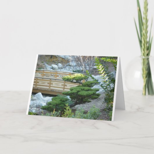 禅の庭 カード (正面)