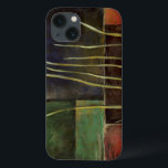 禅の庭I iPhone 13ケース<br><div class="desc">Wipsyの枝はジェニファーGoldbergerによってこの部分の多彩の背景に対して伸びます。 枝の薄緑はに対して置かれる暗い色と美しく対比します。 あなたのコピーを今日購入して下さい。</div>