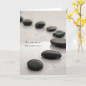 禅の旅行カード カード (黄色い花)