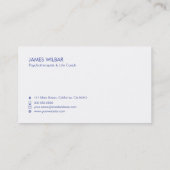 禅の時No.11-2の名刺 名刺 (裏面)