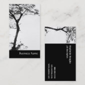 禅の木のバランスl自然の写真撮影 名刺 (正面/裏面)