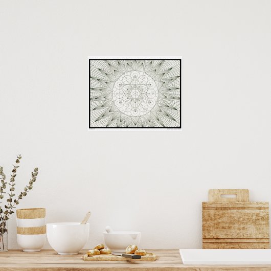 禅の木の色のポスター ポスター (キッチン)