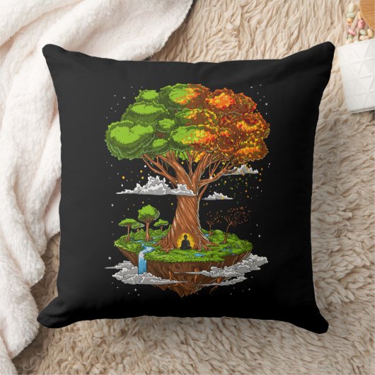 禅の木 クッション (ブランケット)