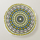 禅の枕,瞑想のためのクッション ラウンドクッション (正面)