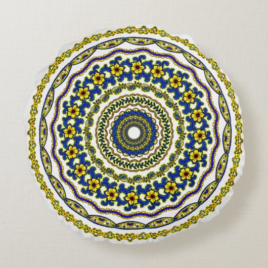 禅の枕,瞑想のためのクッション ラウンドクッション (裏面)