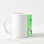 禅の水泳のマスター コーヒーマグカップ (左)