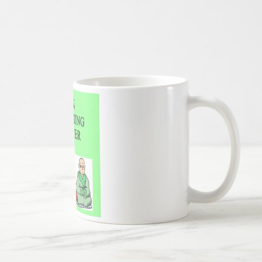 禅の水泳のマスター コーヒーマグカップ (右)