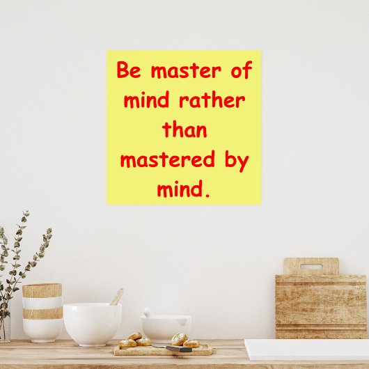 禅の理解 ポスター (キッチン)