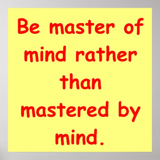 禅の理解 ポスター (正面)