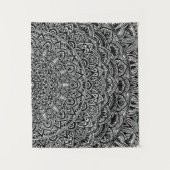 禅の白黒曼荼羅 タペストリー (正面)