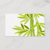 禅の石およびタケ 名刺 (裏面)