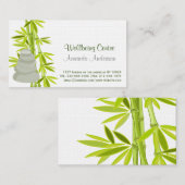 禅の石およびタケ 名刺 (正面/裏面)