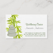 禅の石およびタケ 名刺 (正面)