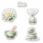 禅の石 シール (正面)