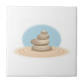 禅の石 タイル (正面)