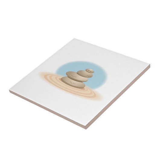 禅の石 タイル (側面)