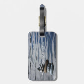 禅の石、海 ラゲッジタグ (裏面縦)