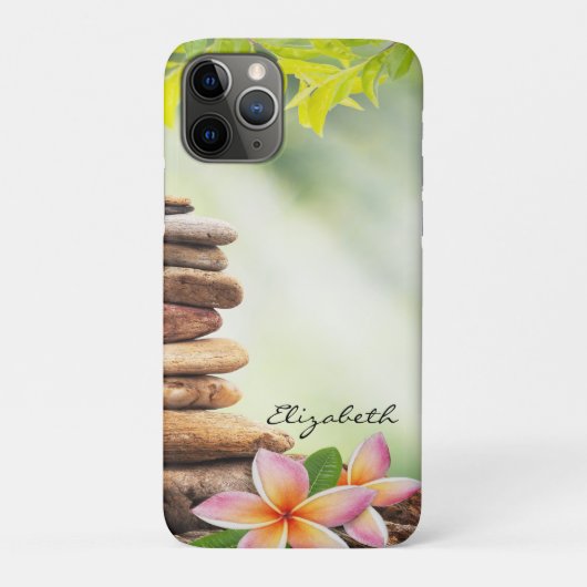 禅の石、瞑想、風景 Case-Mate iPhoneケース (裏)