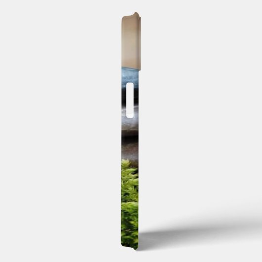 禅の石、花の瞑想 Case-Mate iPhoneケース (裏面 / 右)