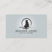 禅の石 – 調和と静かさ 名刺 (正面)