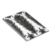 禅の羽のデザイン ノートブック (右側)