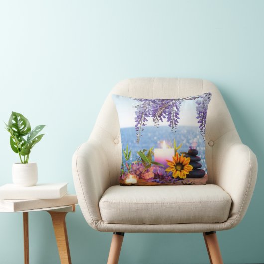 禅の至福の黙想の平和ヨガのチャクラのナマステ2 クッション (椅子)