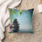 禅の至福の黙想の平和ヨガのチャクラのナマステ クッション (ブランケット)